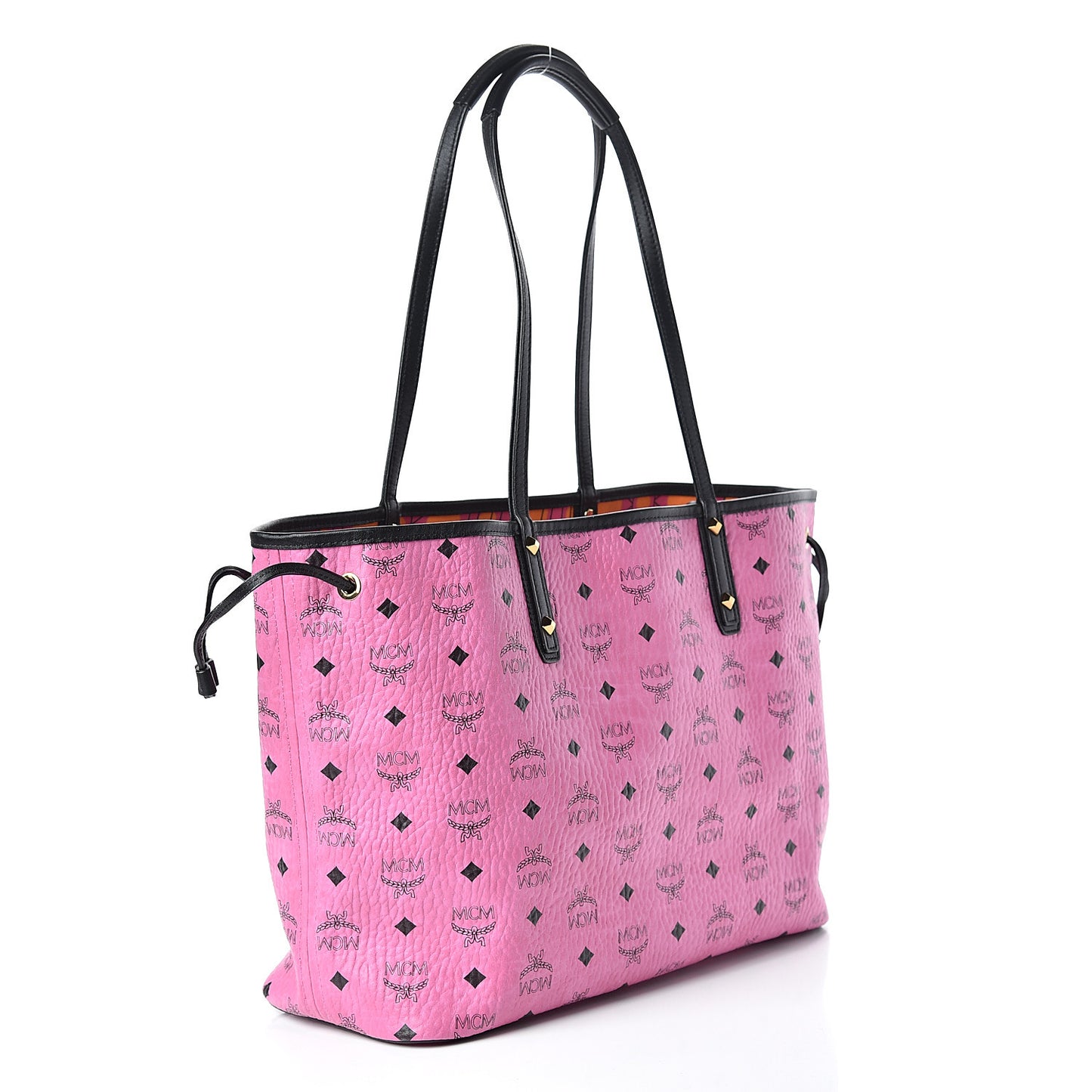Visetos Medium Liz Reversible Shopper Tote Pink