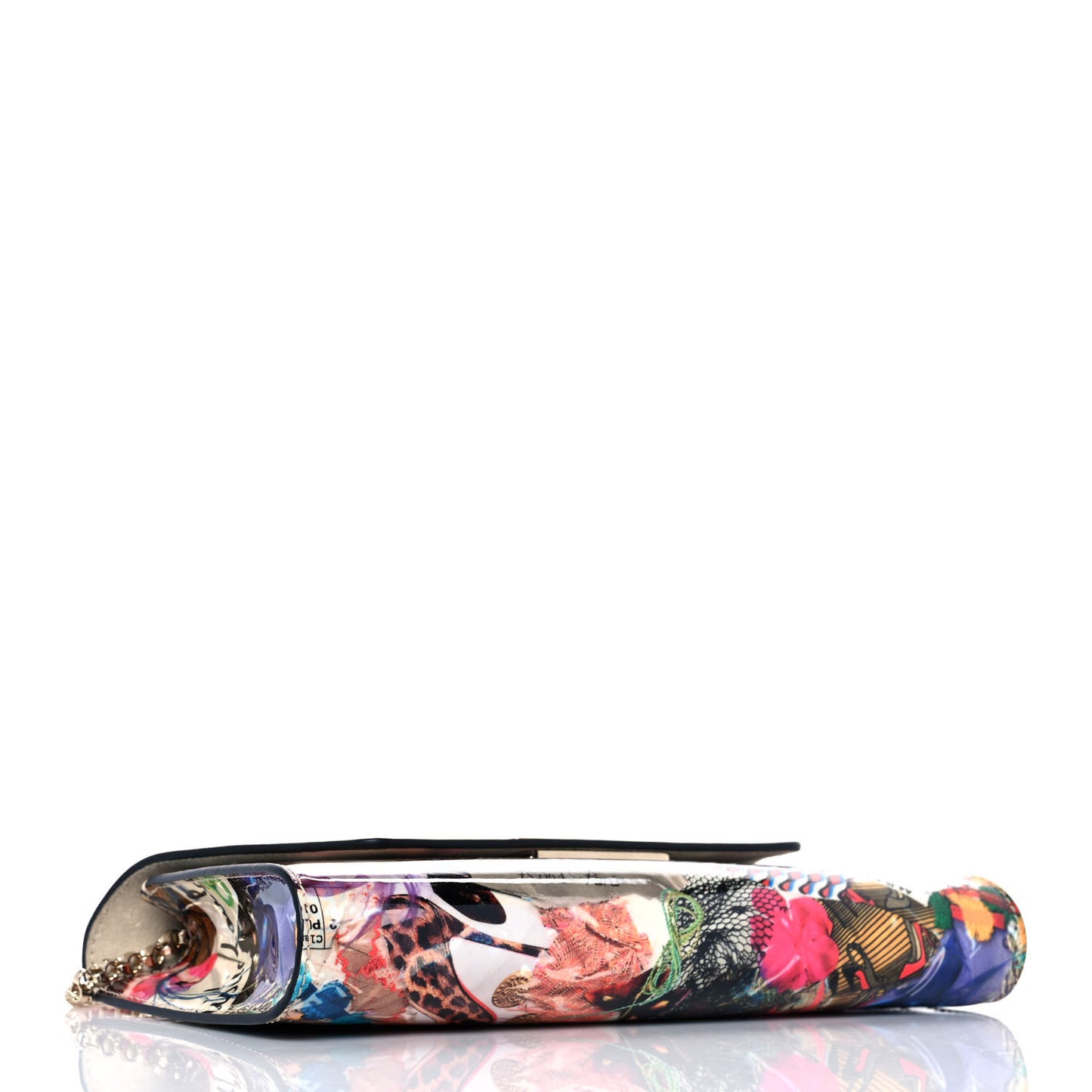 Patent Trash Printed Vero Dodat Clutch Multicolor