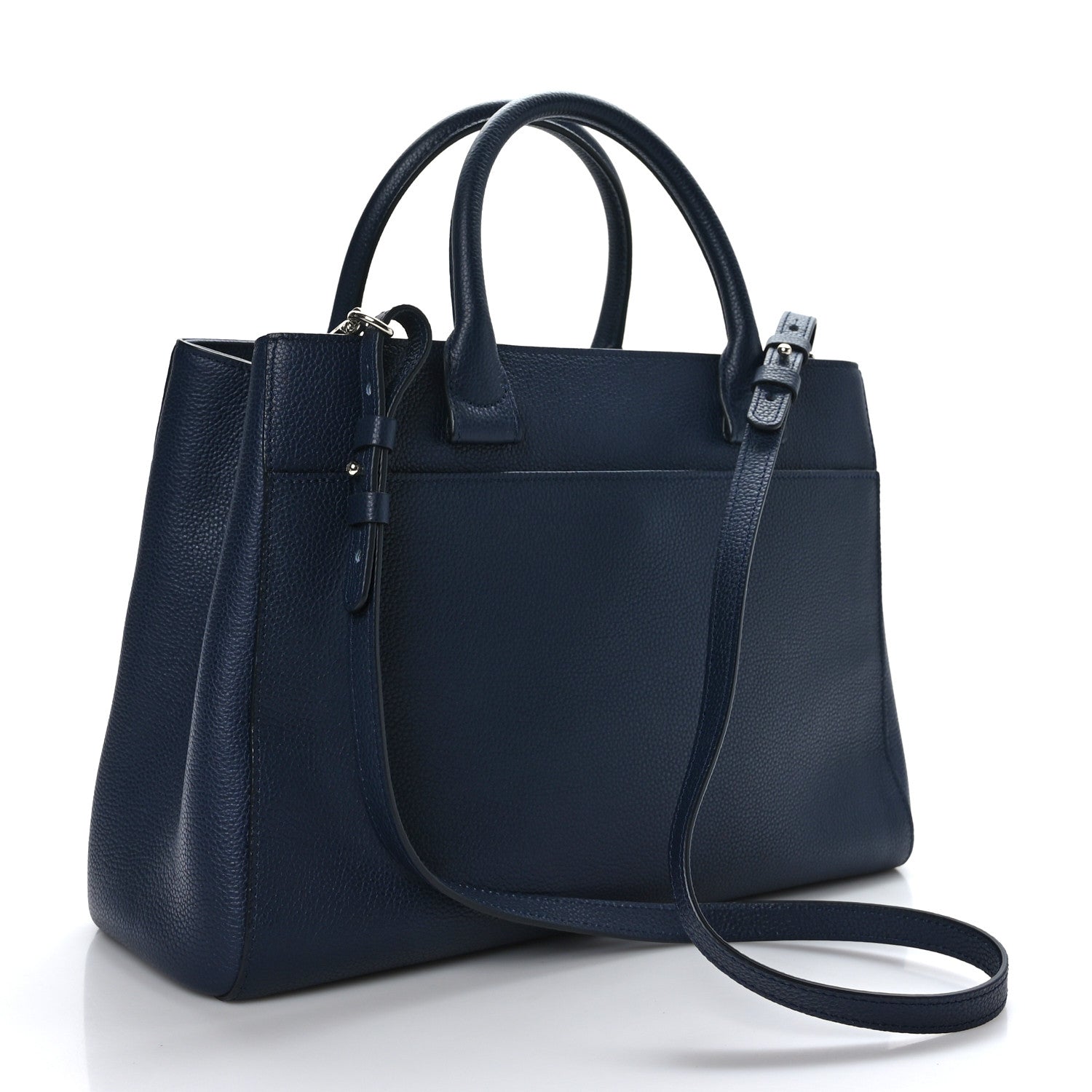 Chanel Grained Calfskin Small Neo Executive Shopper Tote Navy 3 of 11