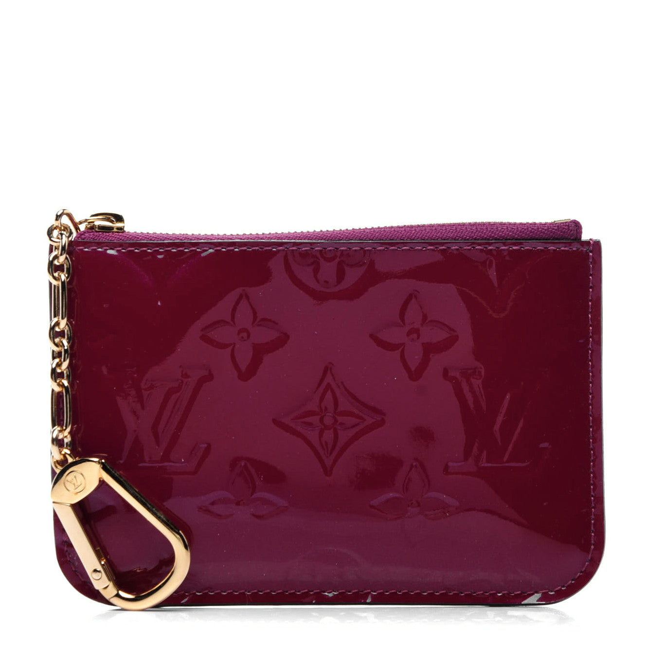 Louis Vuitton Vernis Key Pouch Magenta 1 of 9
