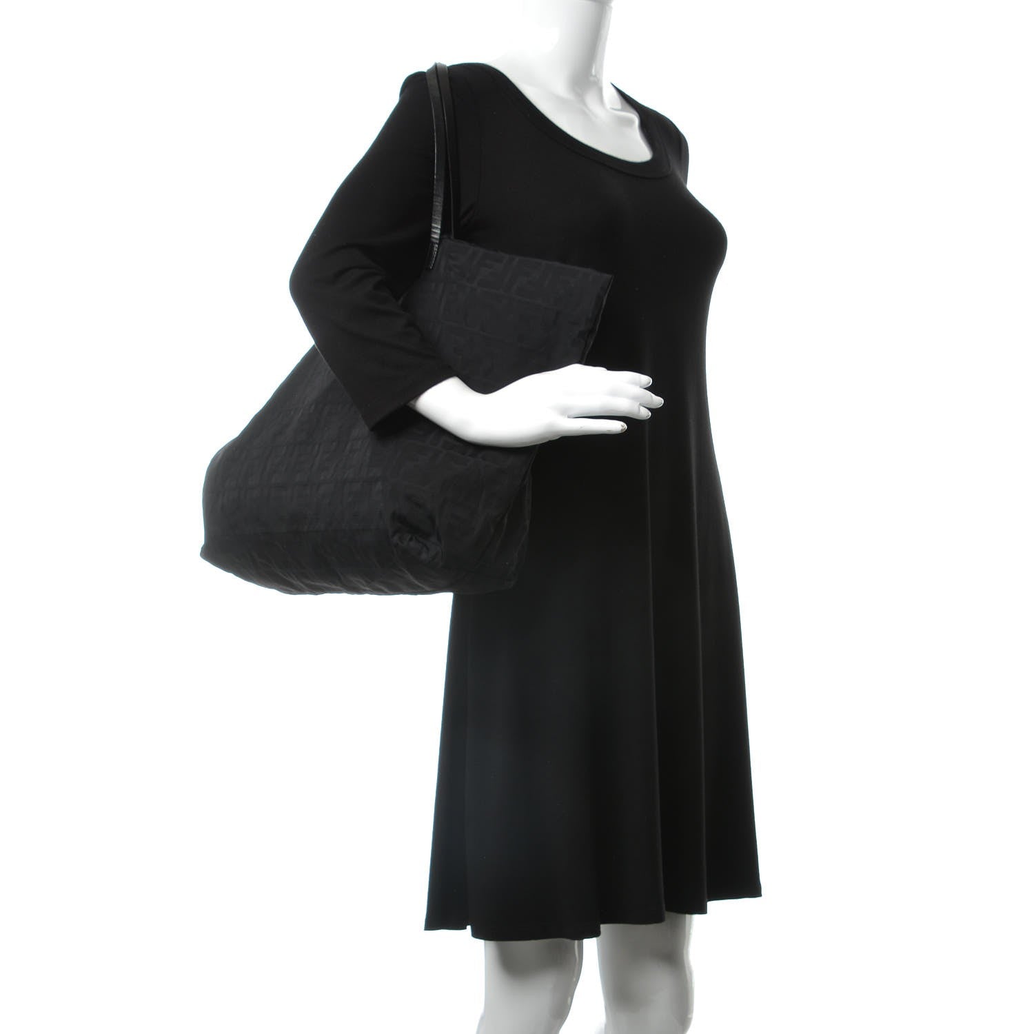 Fendi Zucca Tote Black 2 of 7