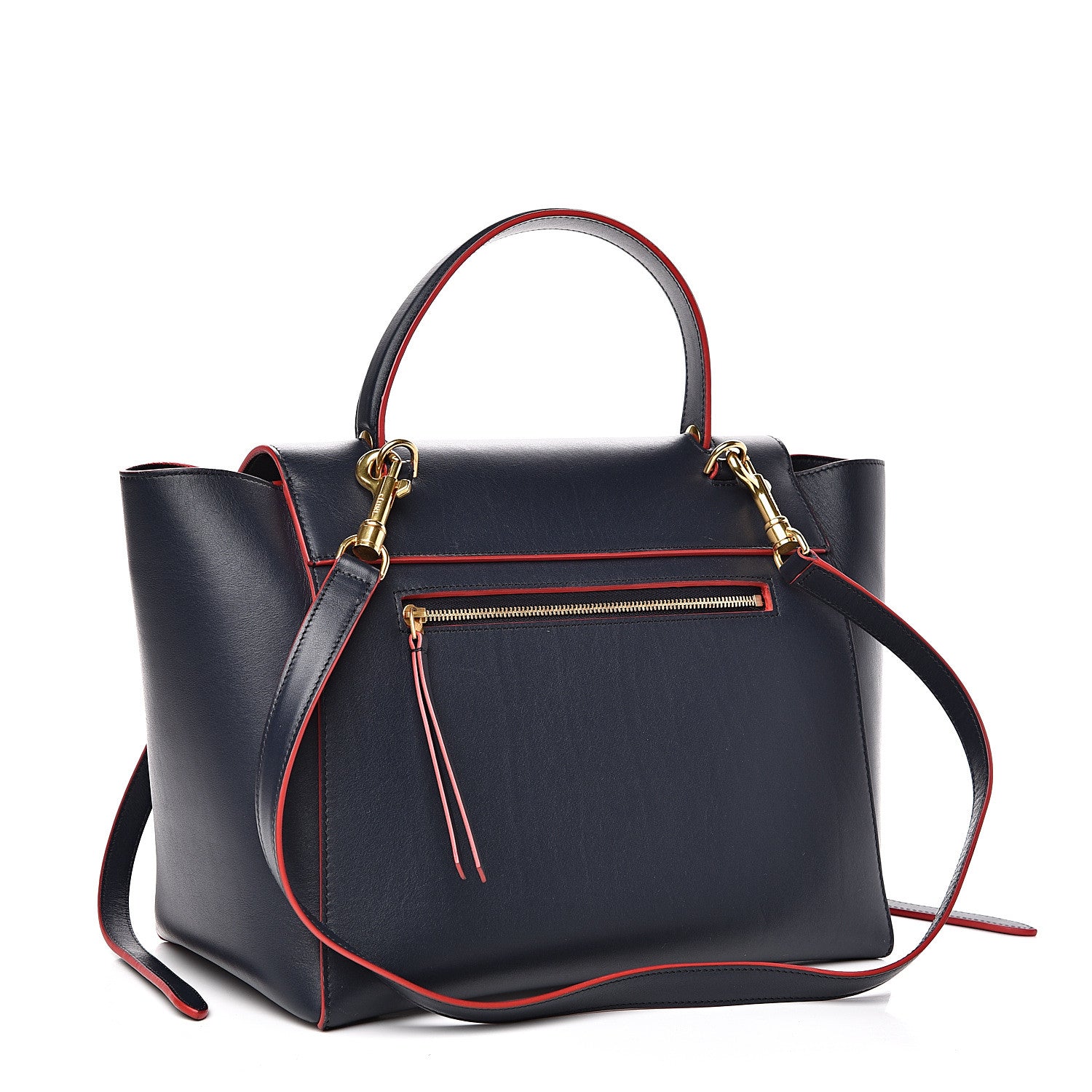 Celine Satin Calfskin Mini Belt Bag Navy Blue 3 of 11