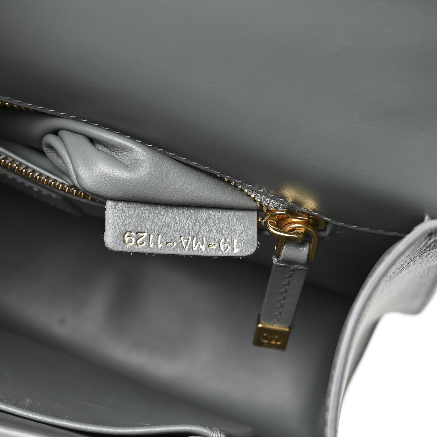 Christian Dior Smooth Calfskin 30 Montaigne Flap Bag Gray 7 of 10