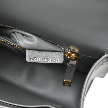 Christian Dior Smooth Calfskin 30 Montaigne Flap Bag Gray 7 of 10