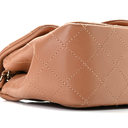 Chanel Lambskin Quilted Mini Square Flap Brown 7 of 9