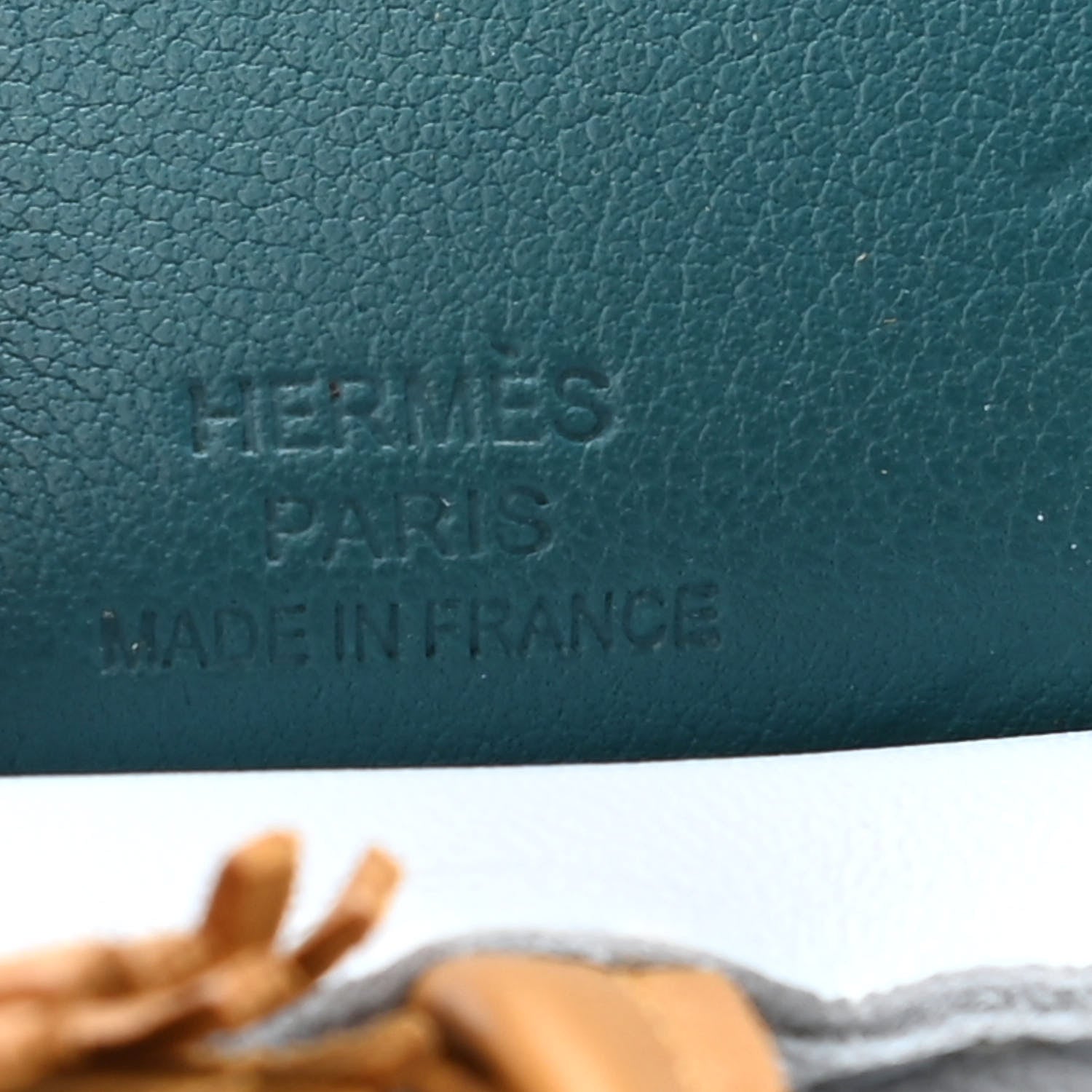 Hermes Milo Lambskin Grigri Rodeo Pegase Horse Bag Charm MM Bleu Brume Sesame Vert Bosphore 4 of 4