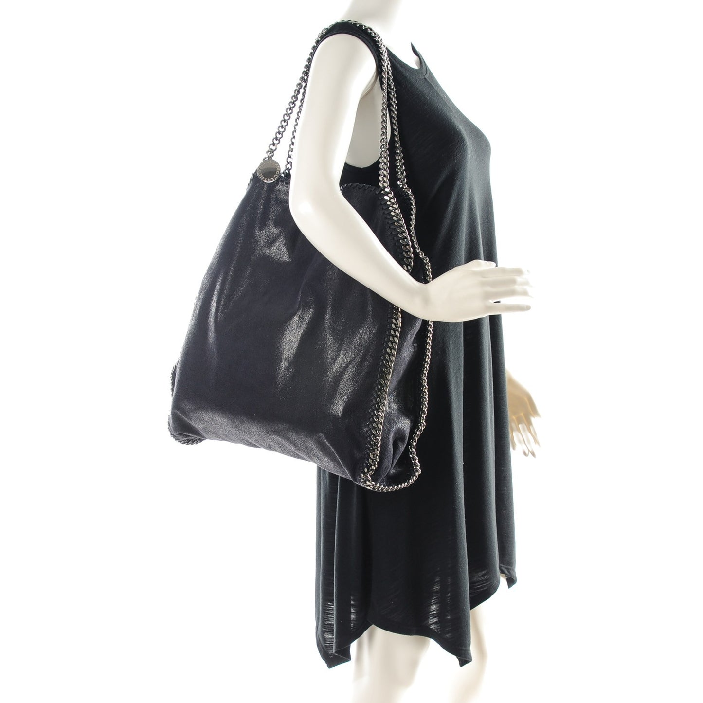 Shaggy Deer Big Falabella Tote Navy