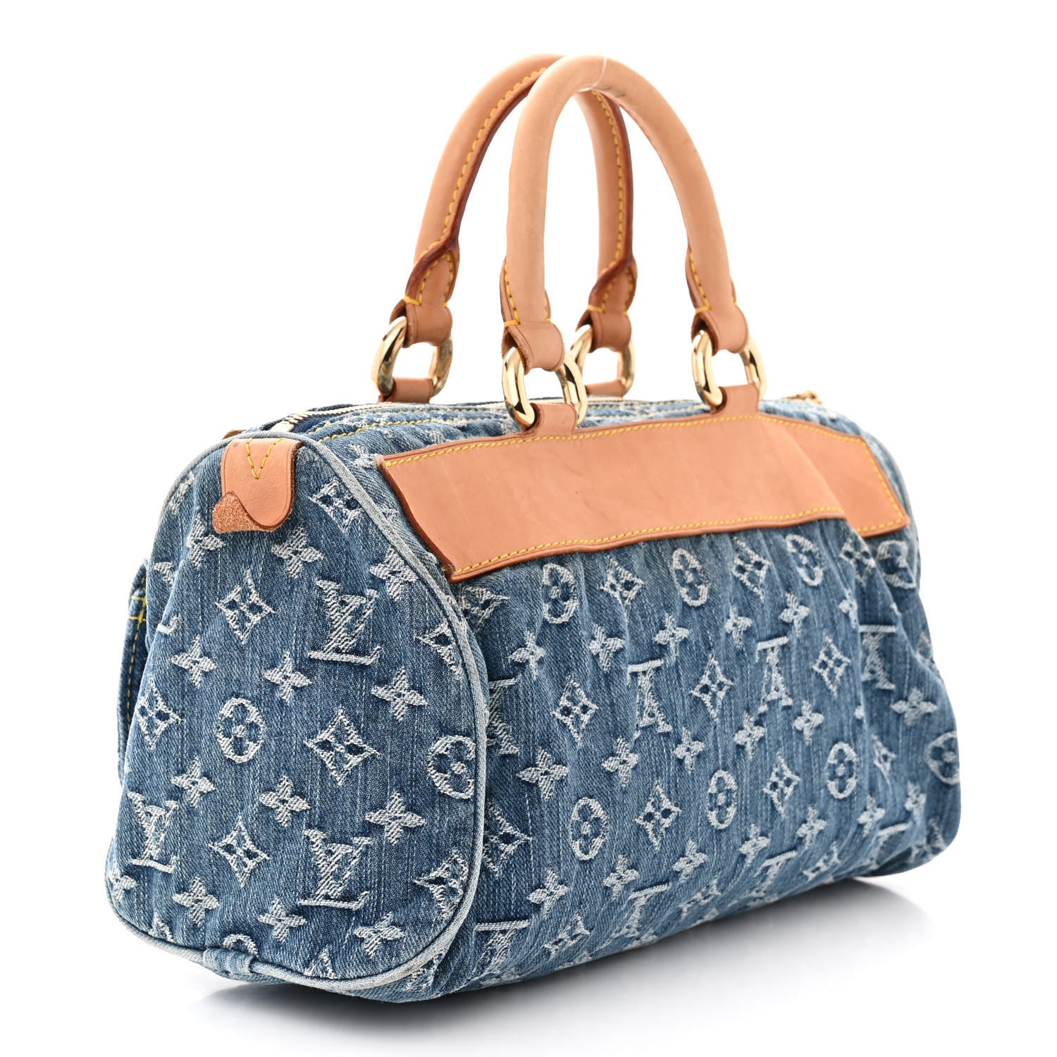 Louis Vuitton Monogram Denim Neo Speedy Blue 3 of 13