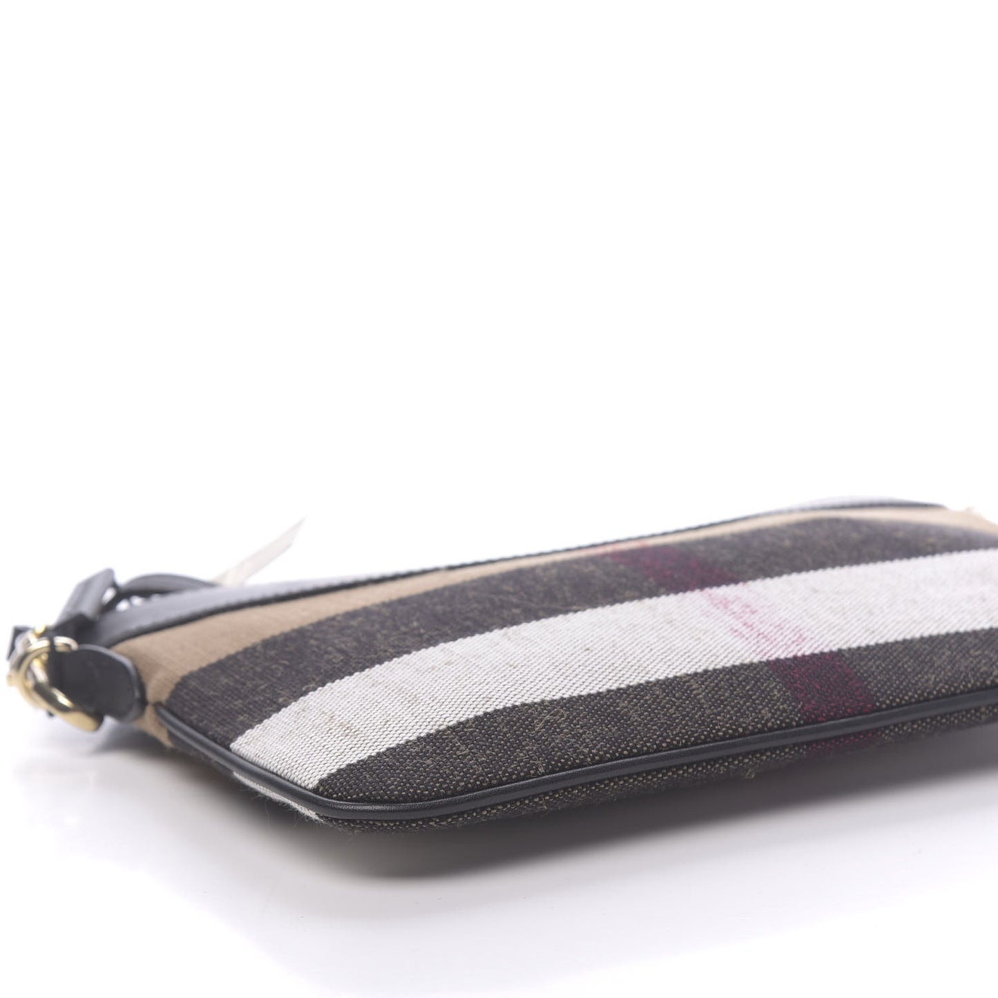 Mega Check Peyton Crossbody Clutch Bag Black