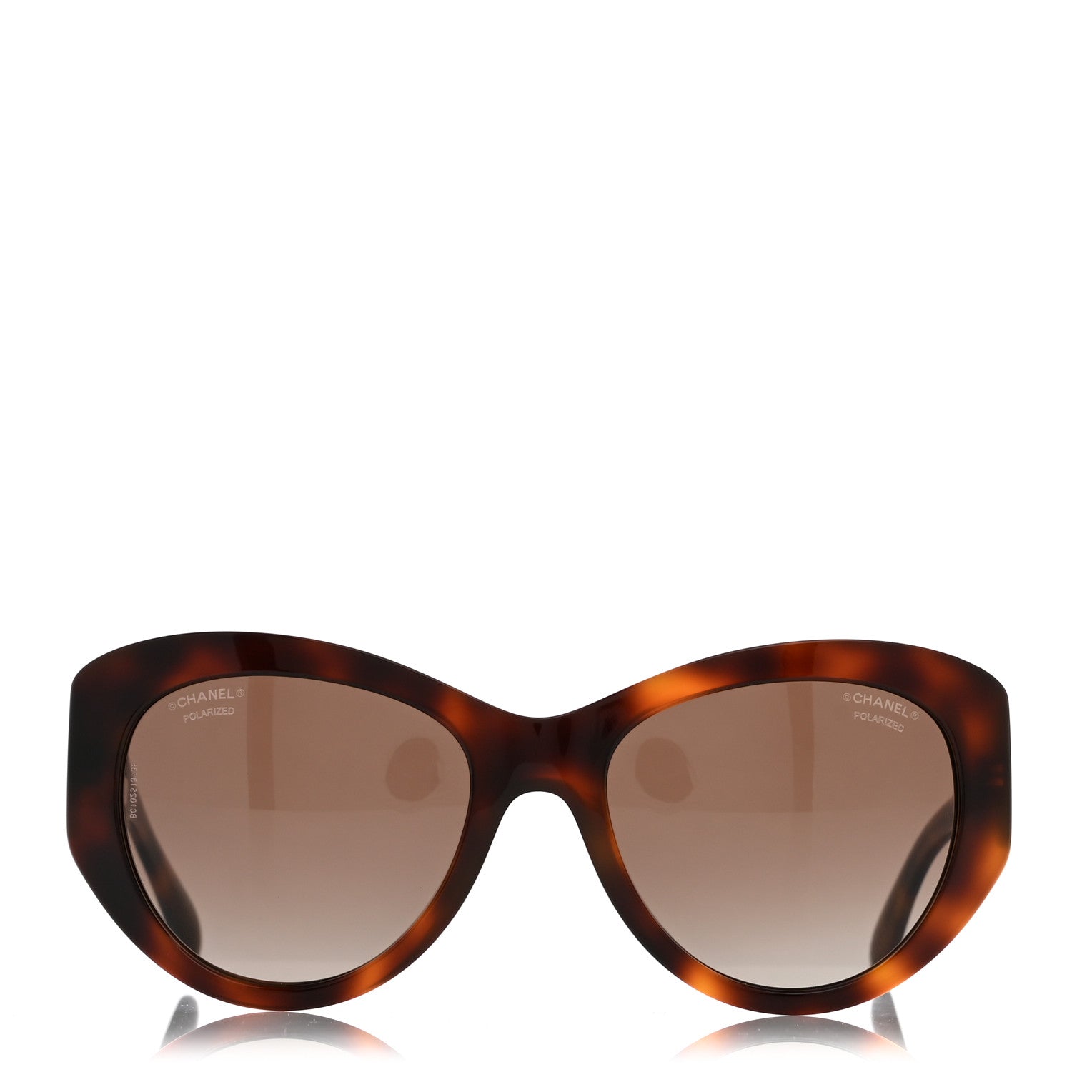 Chanel Acetate Polarized Butterfly Large CC Sunglasses 5492-A Tortoise 2 of 8