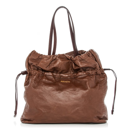 Prada Nappa Antique Shoulder Bag Cocco 1 of 7