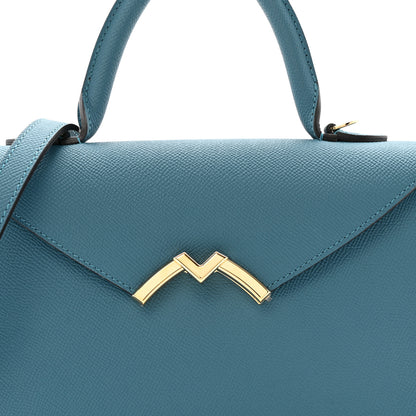 Moynat Carat Calfskin Gabrielle PM Prussian Blue 6 of 10