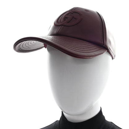 Gucci Nappa GG Baseball Hat M Burgundy 2 of 11