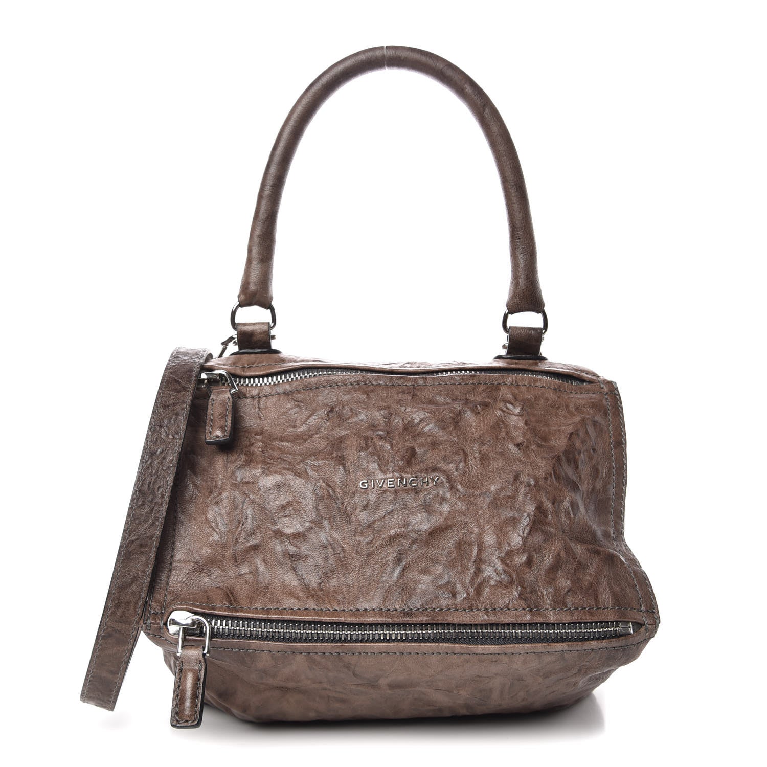 Givenchy Tumbled Sheepskin Small Pandora Charcoal 1 of 10