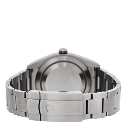 Rolex Stainless Steel 39mm Oyster Perpetual Watch Blue 114300 3 of 5