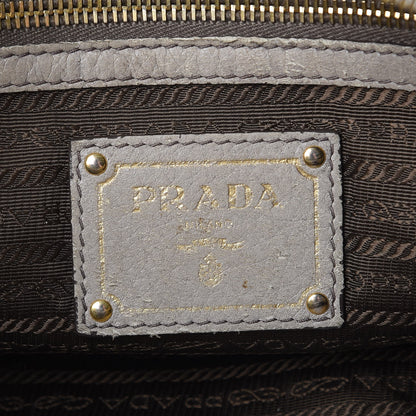 Prada Cervo Deerskin East West Top Handle Bag Pomice 7 of 28
