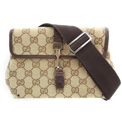 Gucci GG Monogram Flight Belt Bag Dark Brown 1 of 8
