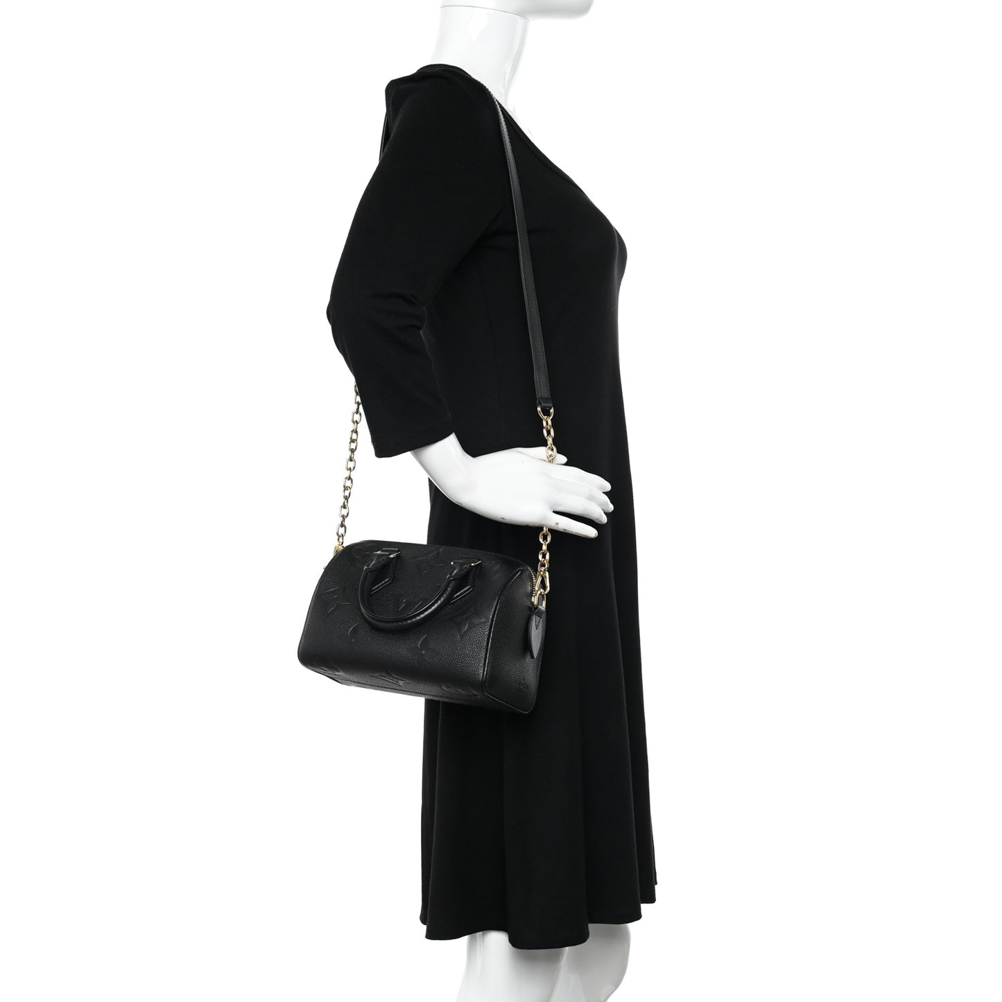 Empreinte Monogram Giant Speedy Bandouliere 20 Black