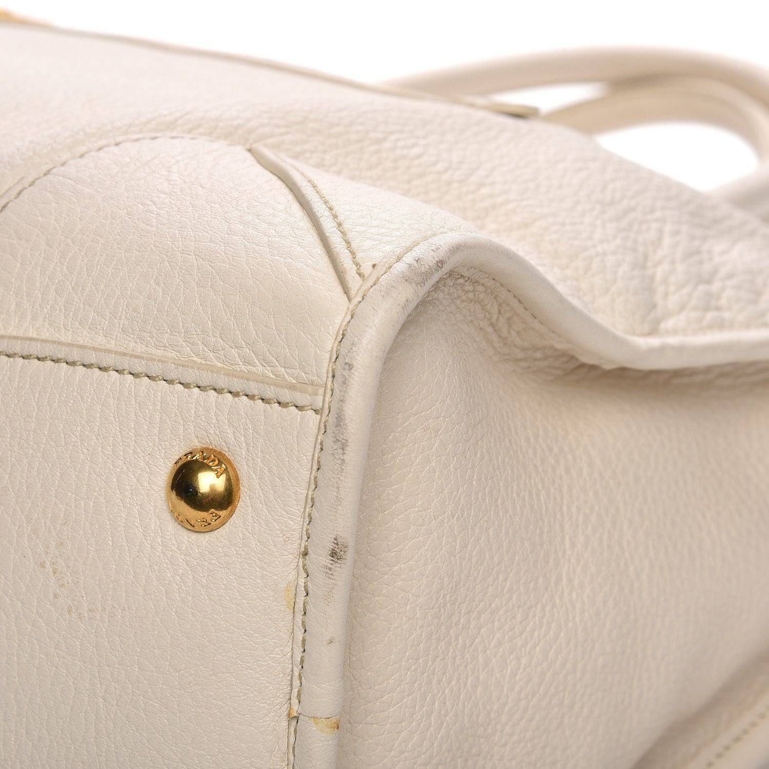 Prada Cervo Antik Shopping Satchel Talco 10 of 13