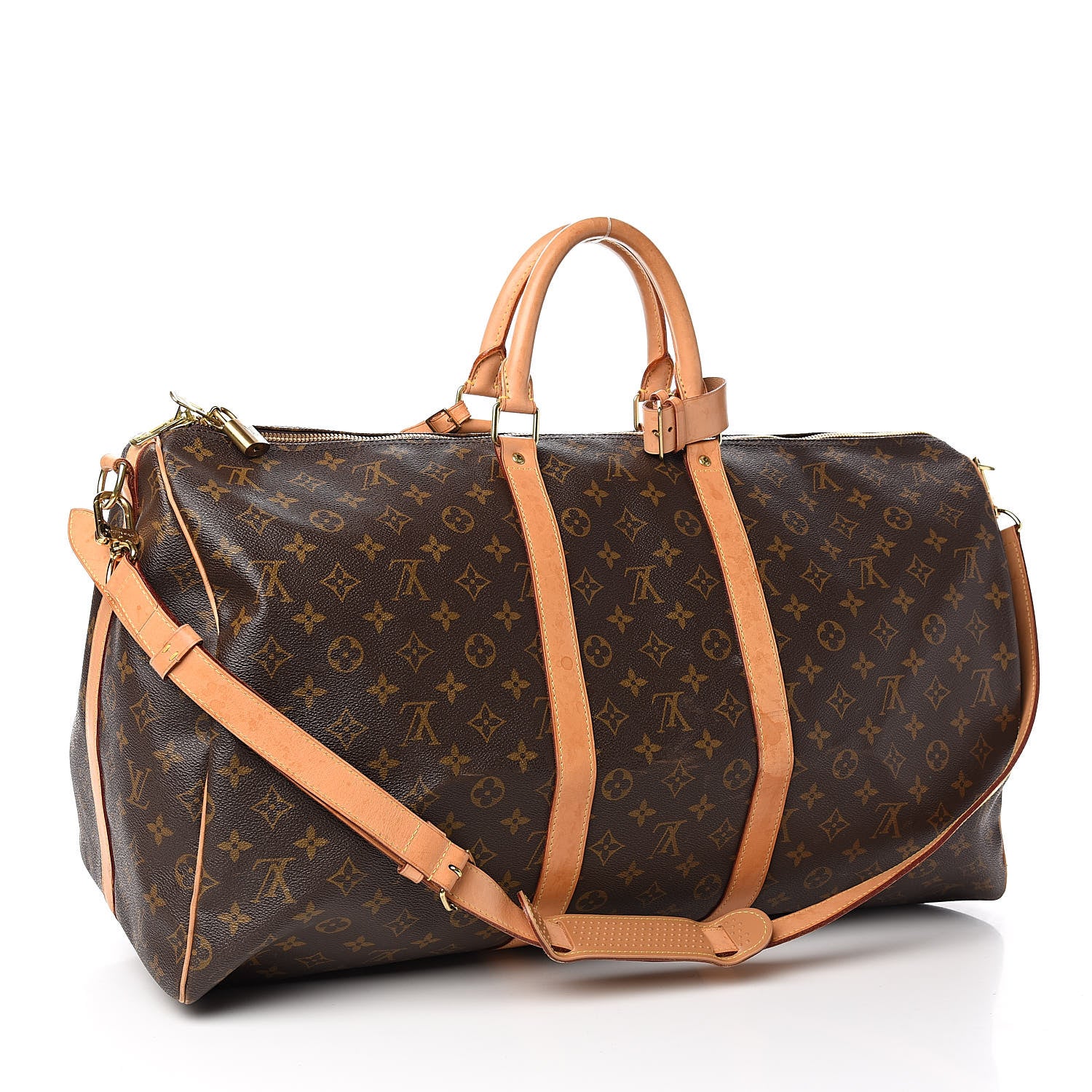 Louis Vuitton Monogram Keepall Bandouliere 55 3 of 21