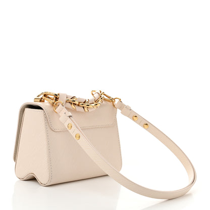 Louis Vuitton Epi Twist Braided Chain Shoulder Bag PM Quartz White 4 of 10