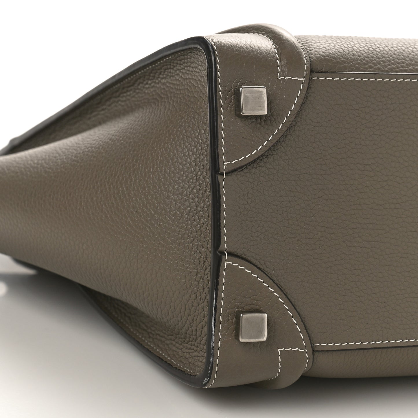 Drummed Calfskin Micro Luggage Souris