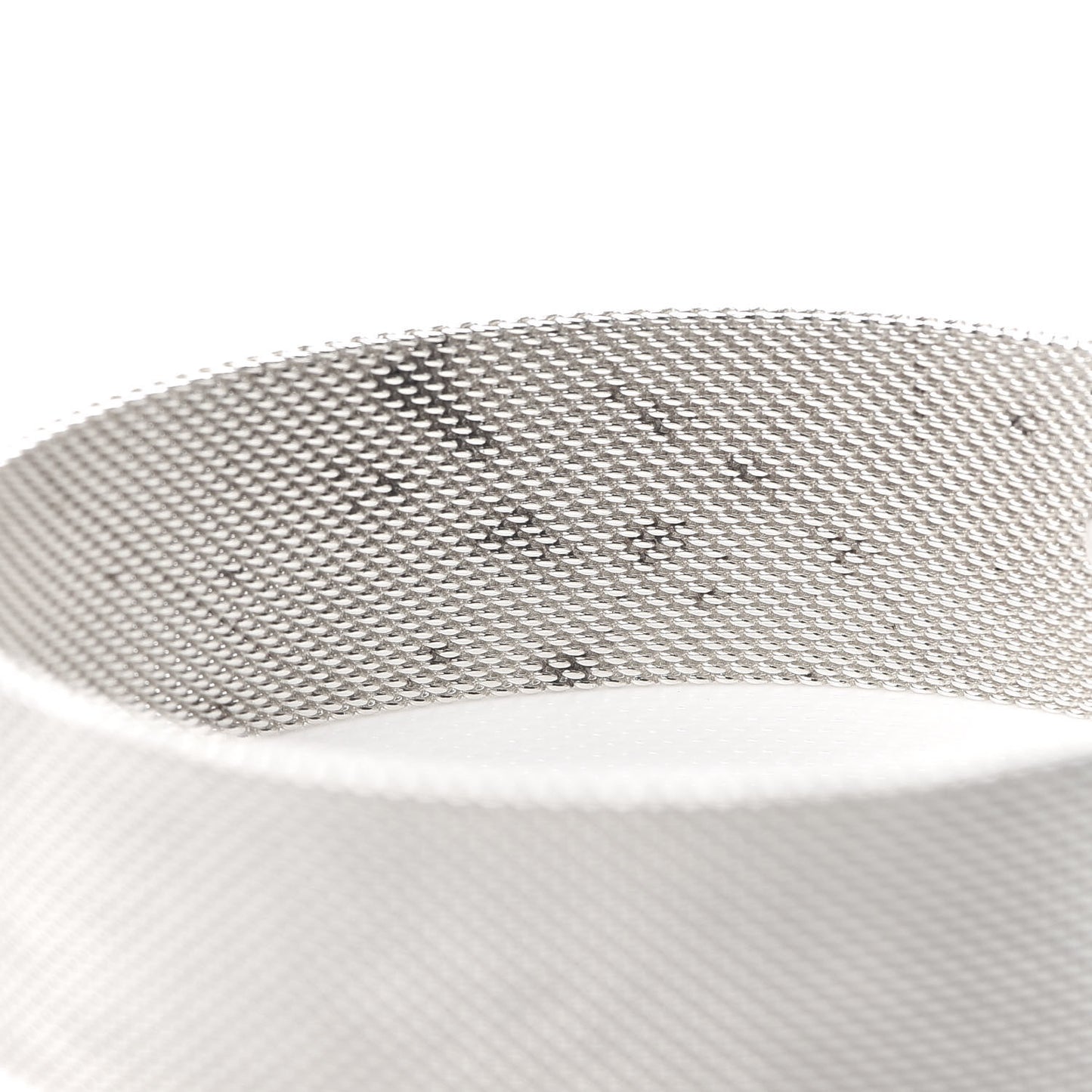 Sterling Silver Wide Mesh Somerset Bangle Bracelet