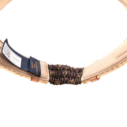 Louis Vuitton Cotton Raffia Effect Beachview Visor Natural 8 of 11