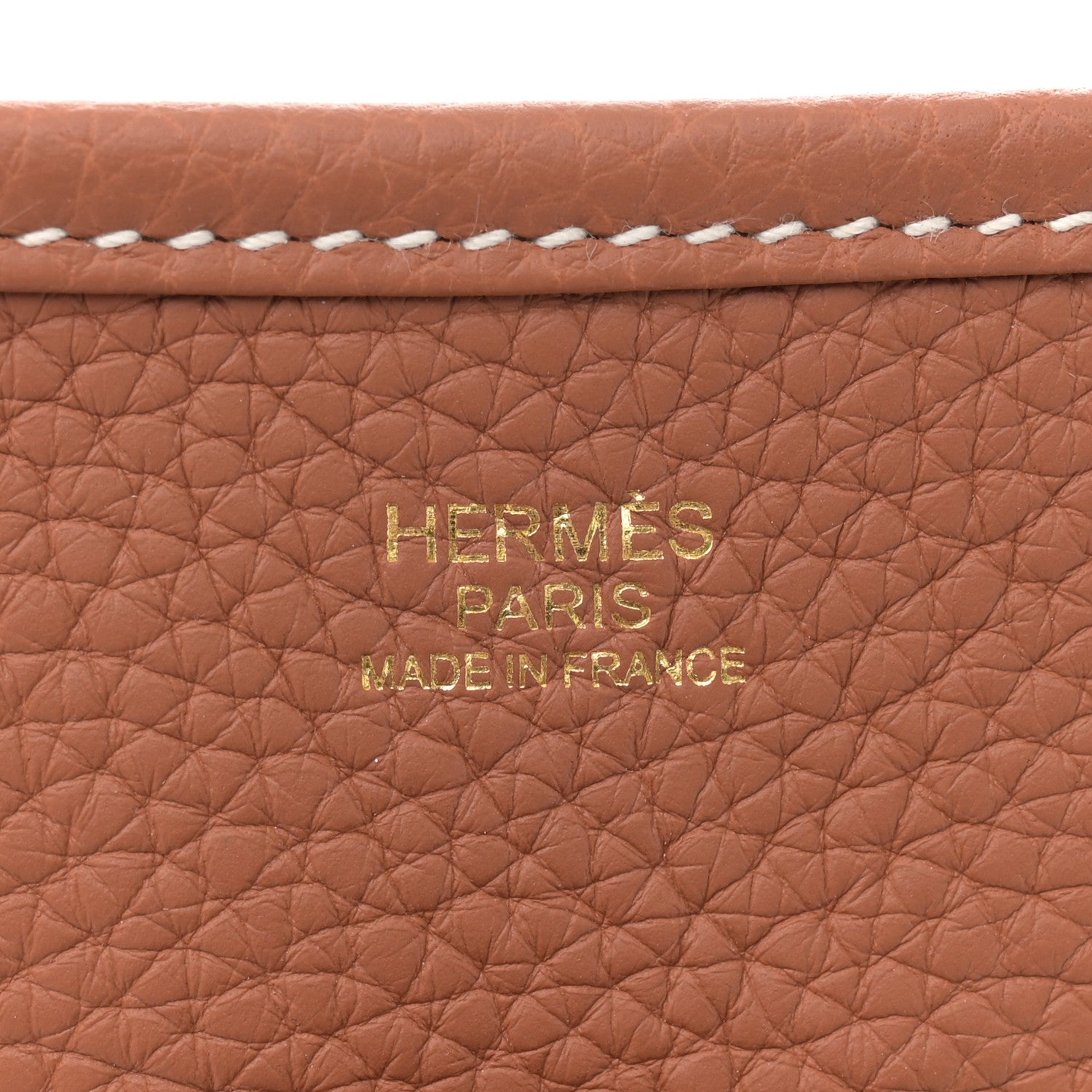Hermes Taurillon Clemence Evelyne III PM Gold 6 of 12