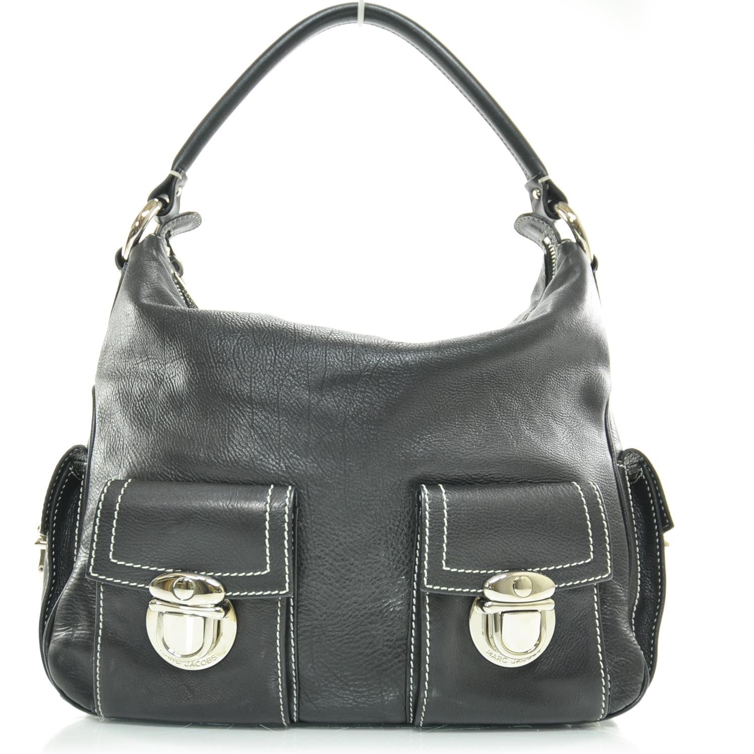 Marc Jacobs Leather Multipocket Hobo Black 1 of 10