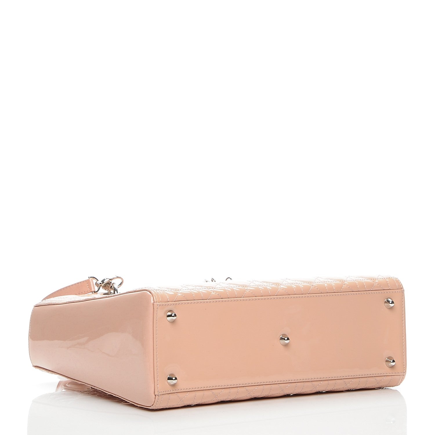 Christian Dior Patent Cannage Large Lady Dior Light Pink 4 of 6