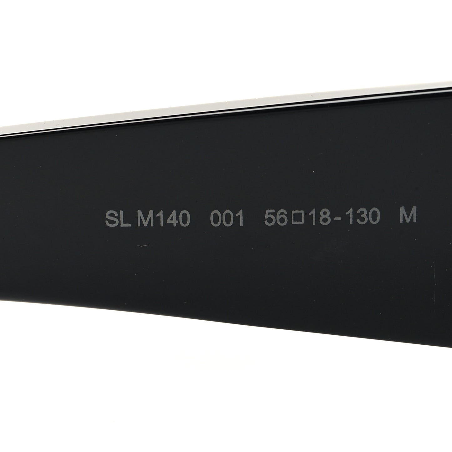 Acetate Rectangle SL M140/F Sunglasses Black