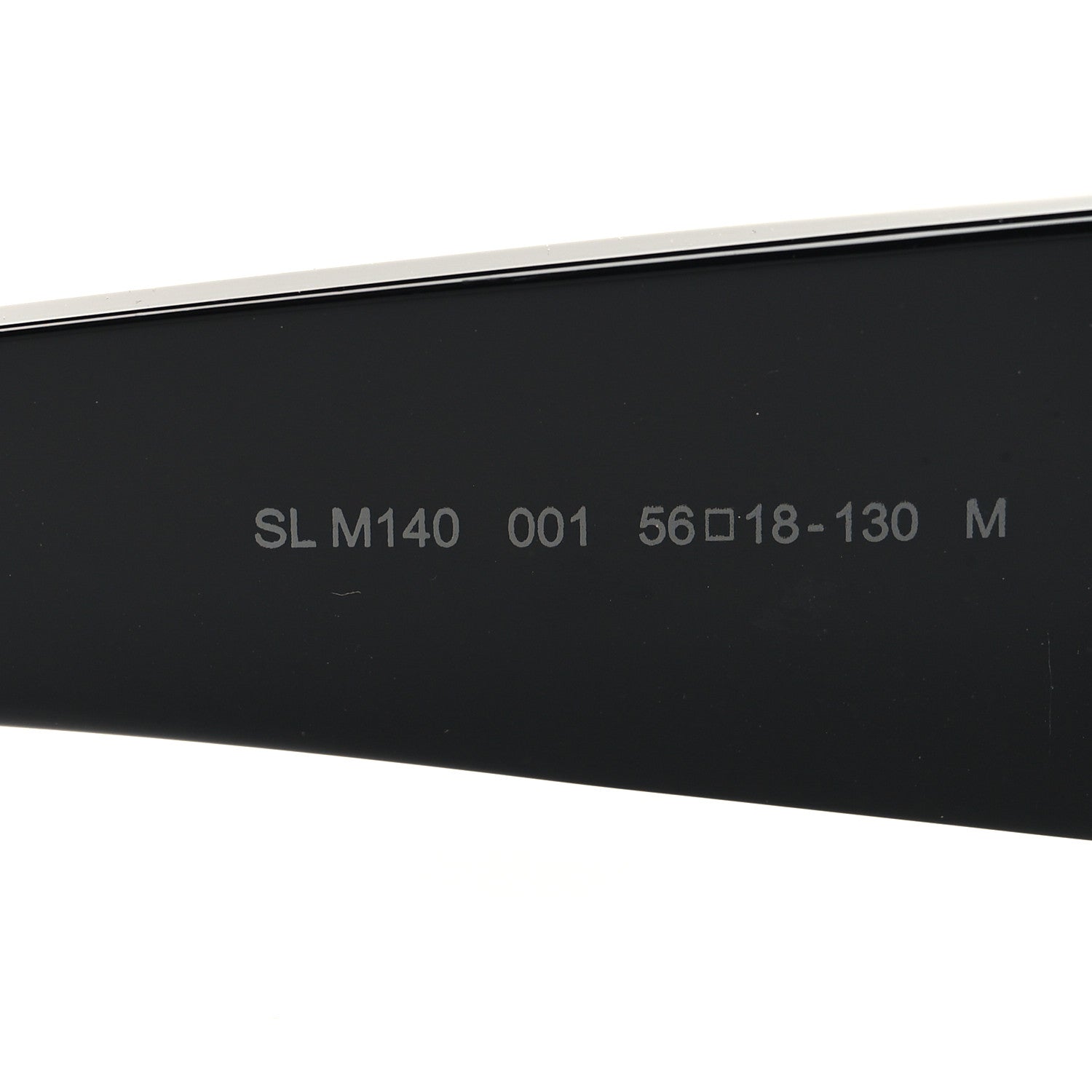 Saint Laurent Acetate Rectangle SL M140/F Sunglasses Black 7 of 8