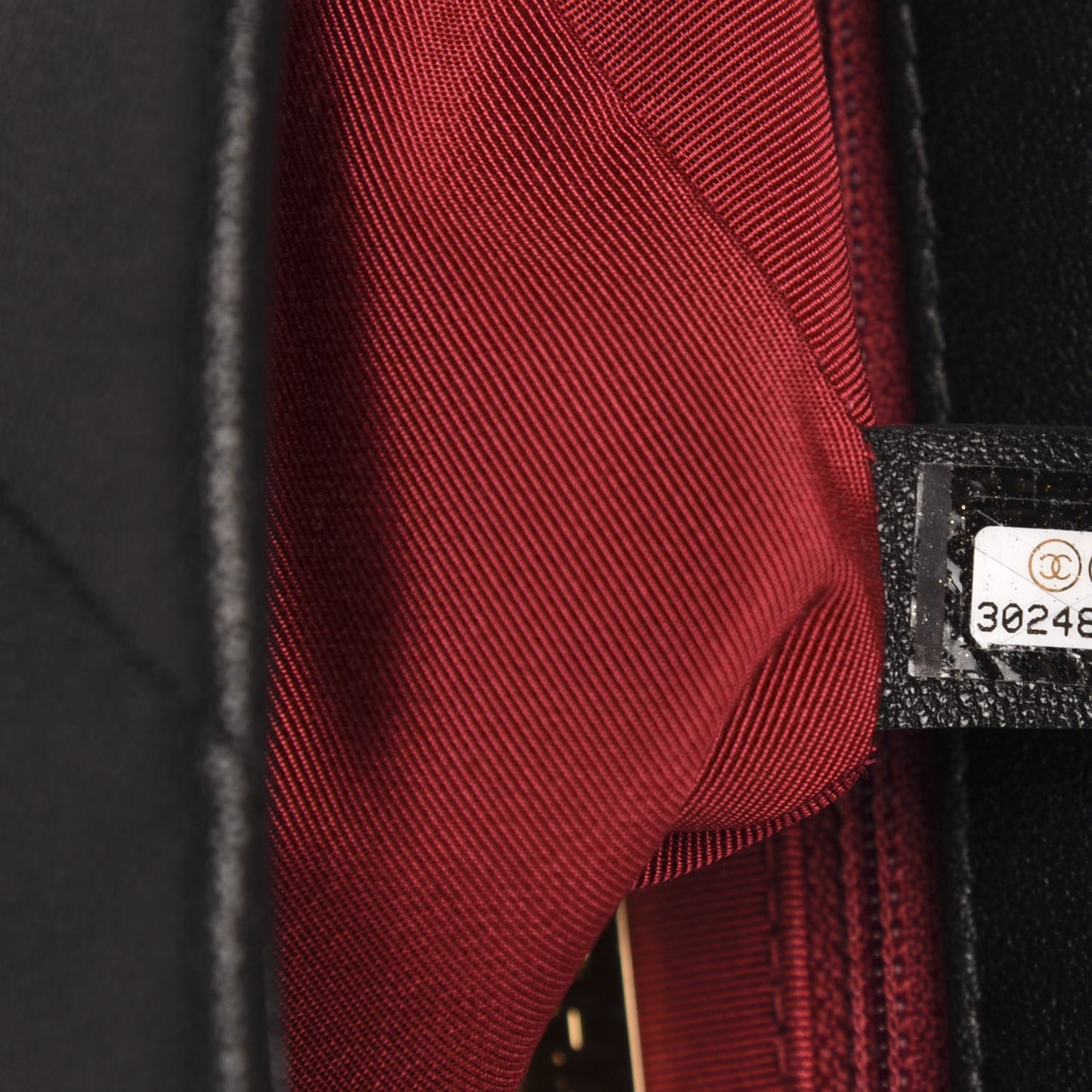 Goatskin Quilted Medium 19 Flap Black