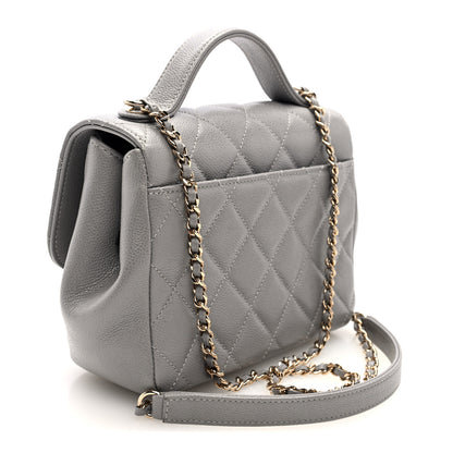 Chanel Caviar Quilted Small Business Affinity Flap Grey 3 of 10