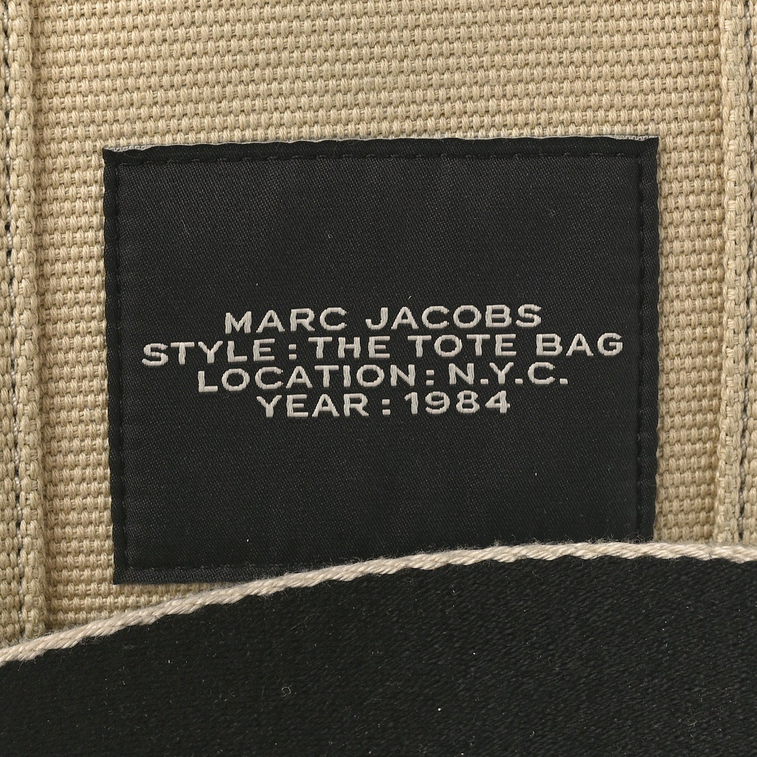 Marc Jacobs Jacquard Small The Traveler Tote Bag Warm Sand 6 of 10