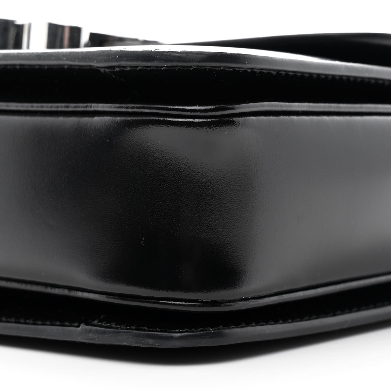 Celine Shiny Calfskin Teen Triomphe Black 12 of 12
