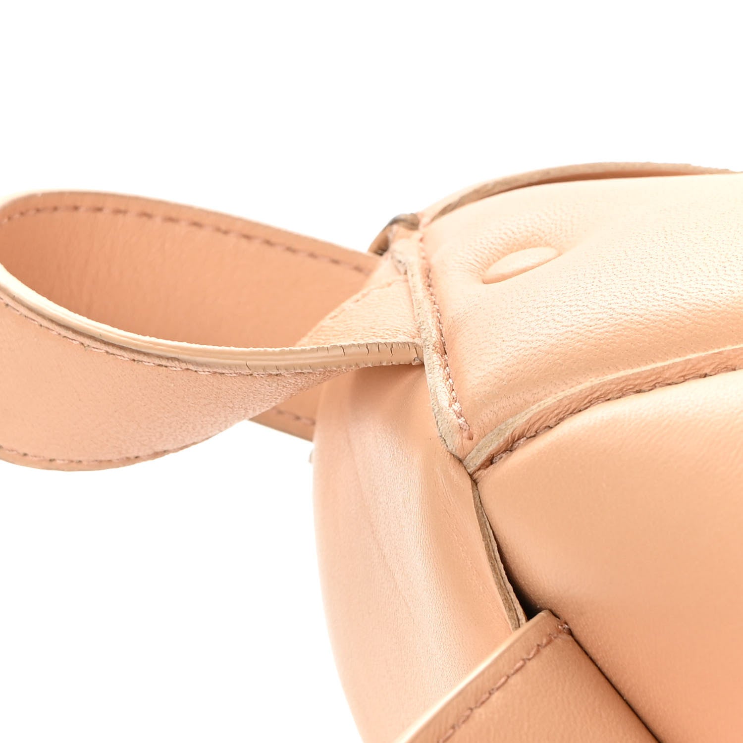 Bottega Veneta Nappa Intreccio Padded Top Handle Shoulder Bag Almond 14 of 17