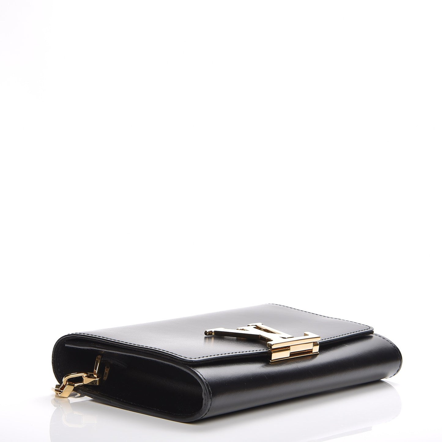 Calfskin Chain Louise GM Black