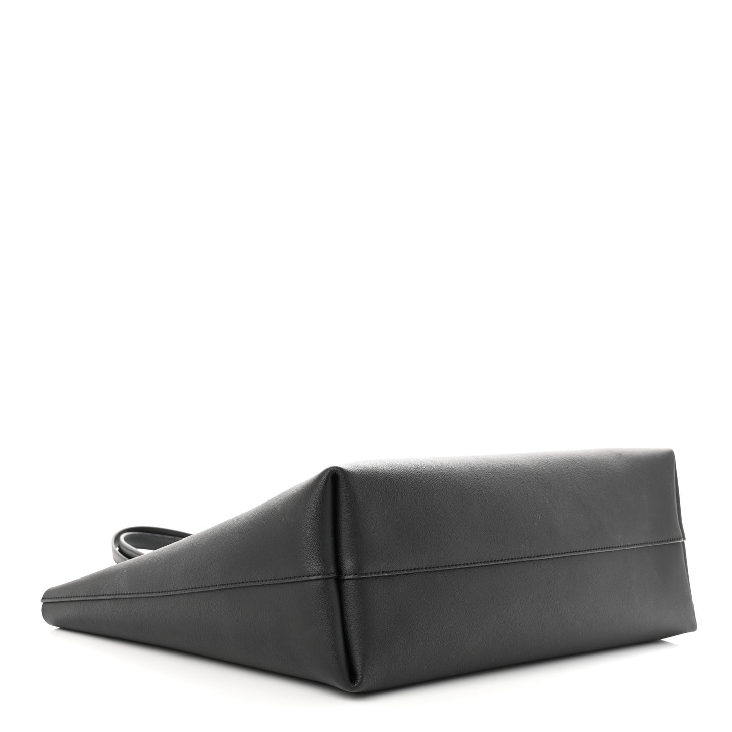Calfskin Large Shopping Tote Black