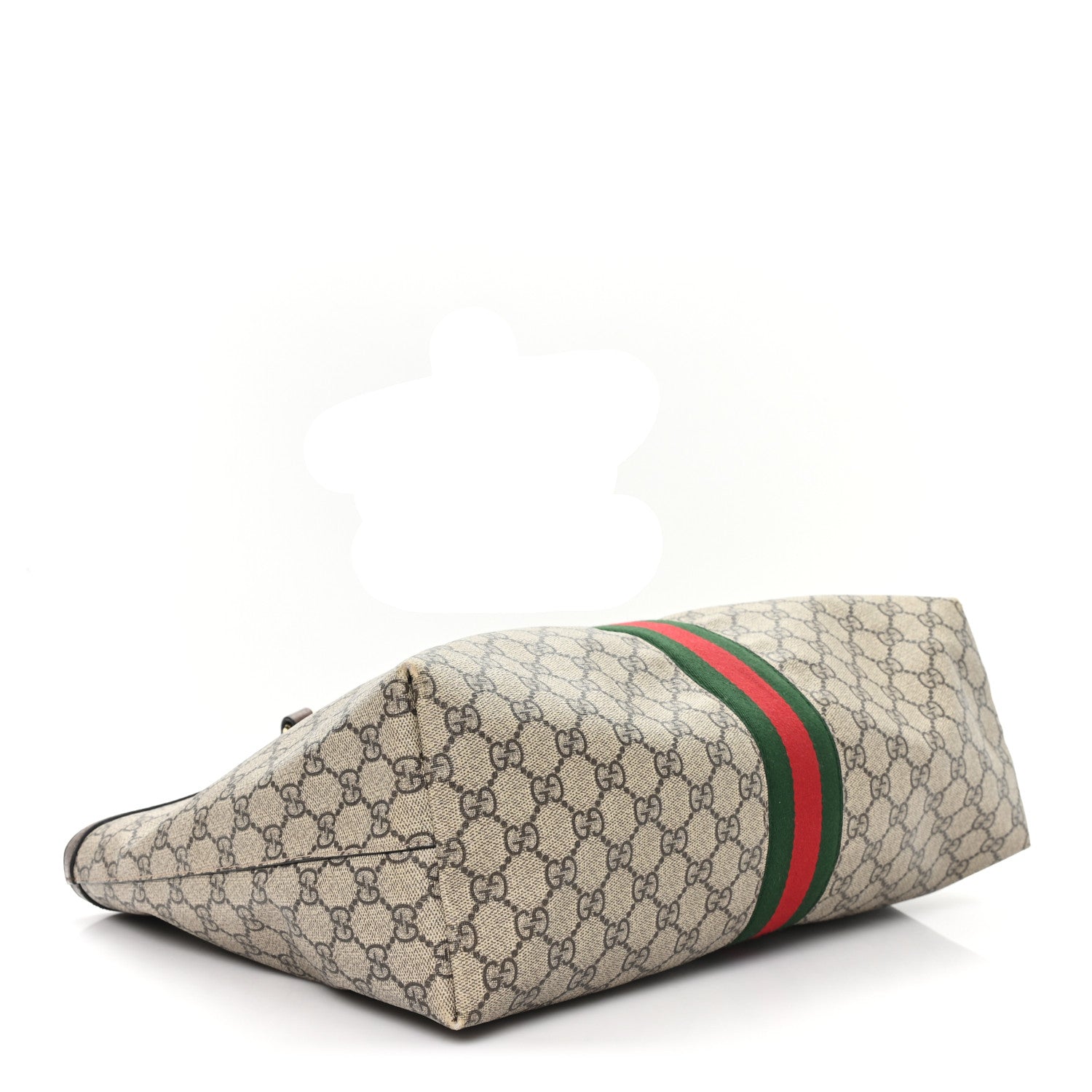 Gucci GG Supreme Monogram Medium Ophidia Shopping Tote Brown 4 of 13