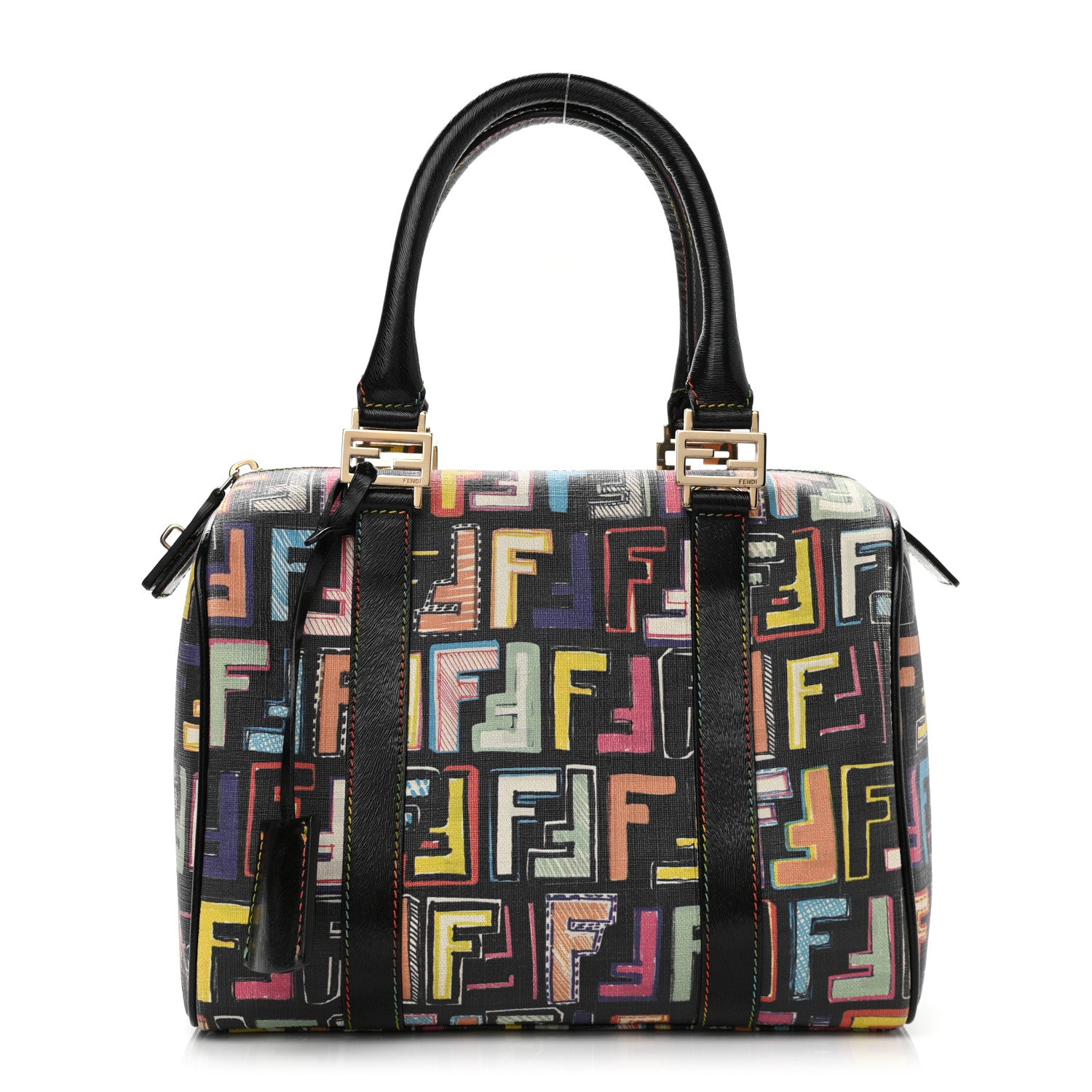 Fendi Zucca Spalmati FF Multicolor Forever Boston Black Multicolor 1 of 10