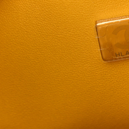 Chanel Caviar Quilted Small Double Flap Yellow 7 of 11