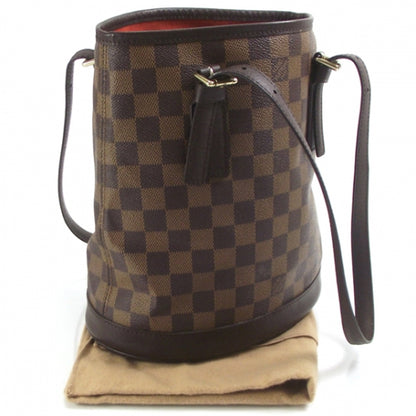 Louis Vuitton Damier Ebene Marais Bucket Bag 3 of 9