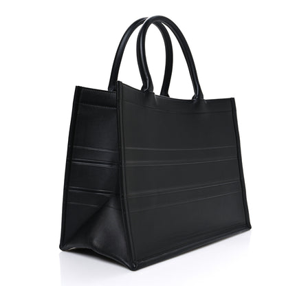 Christian Dior Calfskin Embossed Medium Book Tote Black 3 of 10