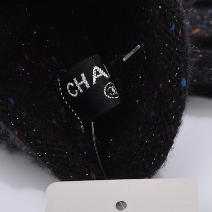 Chanel Cashmere Viscose Gloves Black 3 of 5