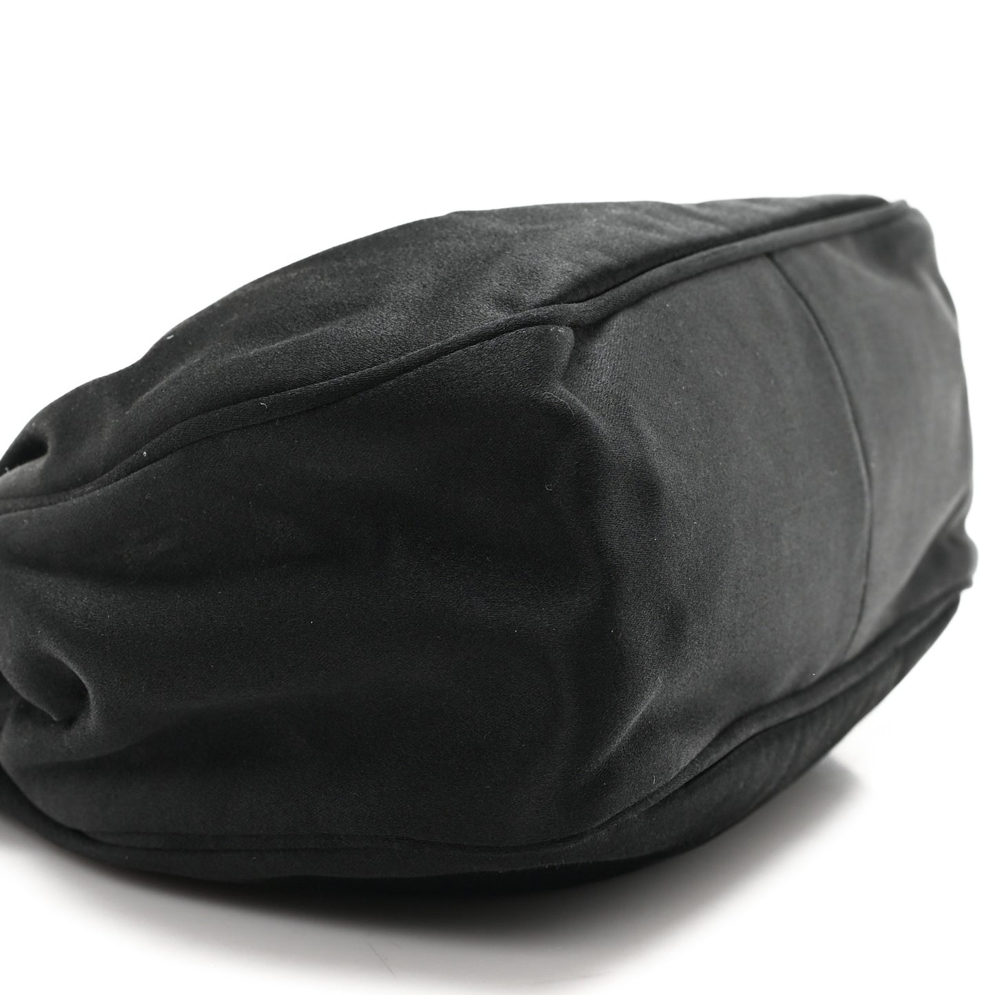 Satin Evening Bag Black