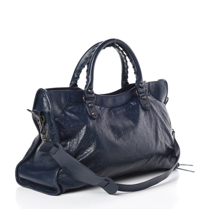 Balenciaga Agneau Classic Hardware City Bleu Obscur 4 of 10