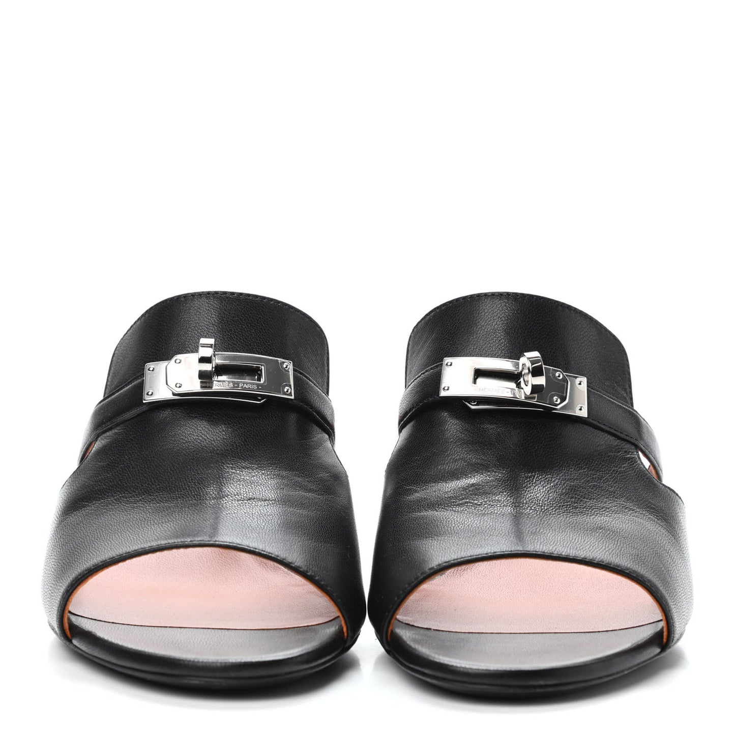 Goatskin Candy Sandals 38 Black