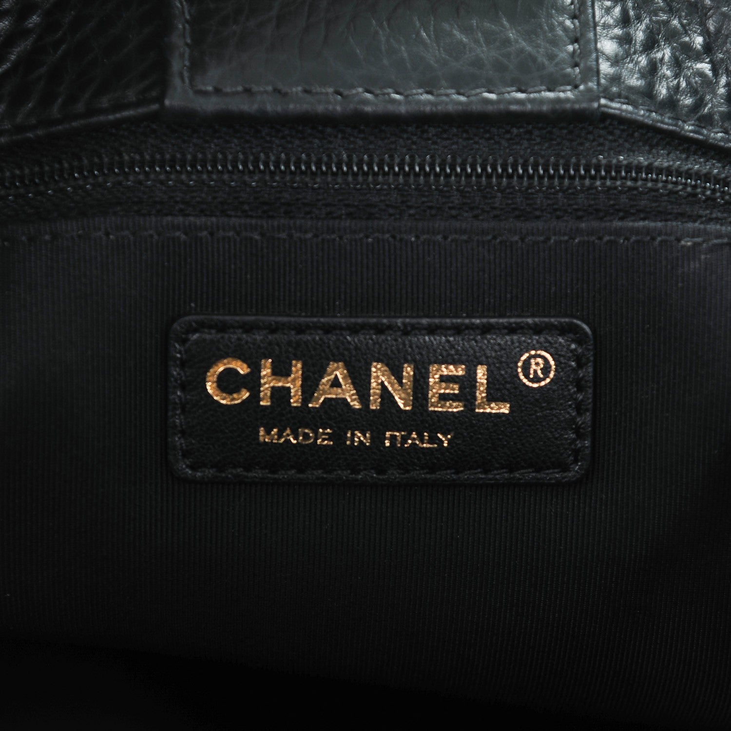 Chanel Deerskin Cerf Executive Shopper Tote Black 8 of 10